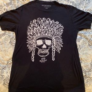 New York Sunshine - Southampton - VTG Skull Tee